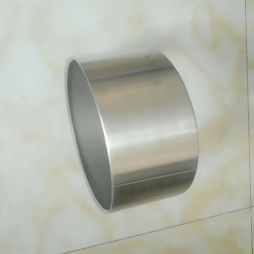 metal sheet fabrication custom made 5.5inch high unfinished aluminium snare drum body/ chamber/ shells