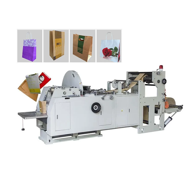 Economical custom design forming kraft paper bag manufacturing making machine