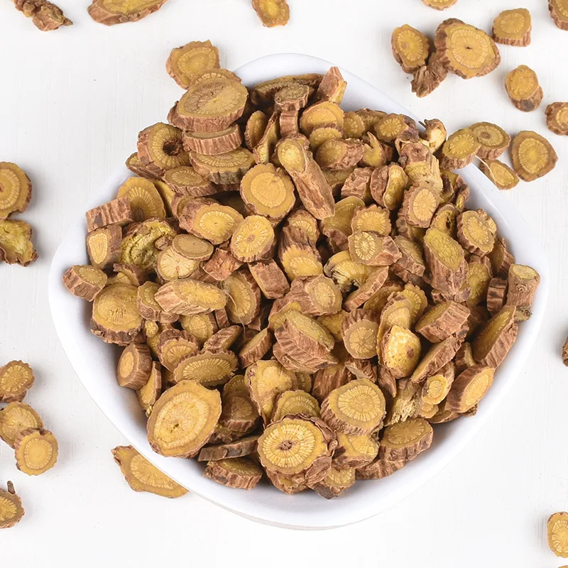 Chemical Free Natural herb Baikal skullcap radix RAW Chinese skullcap root slices