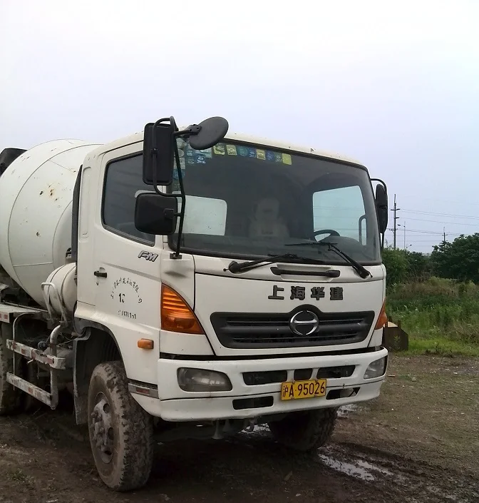  Б/у японская марка hino500 автобетономешалка б/у для