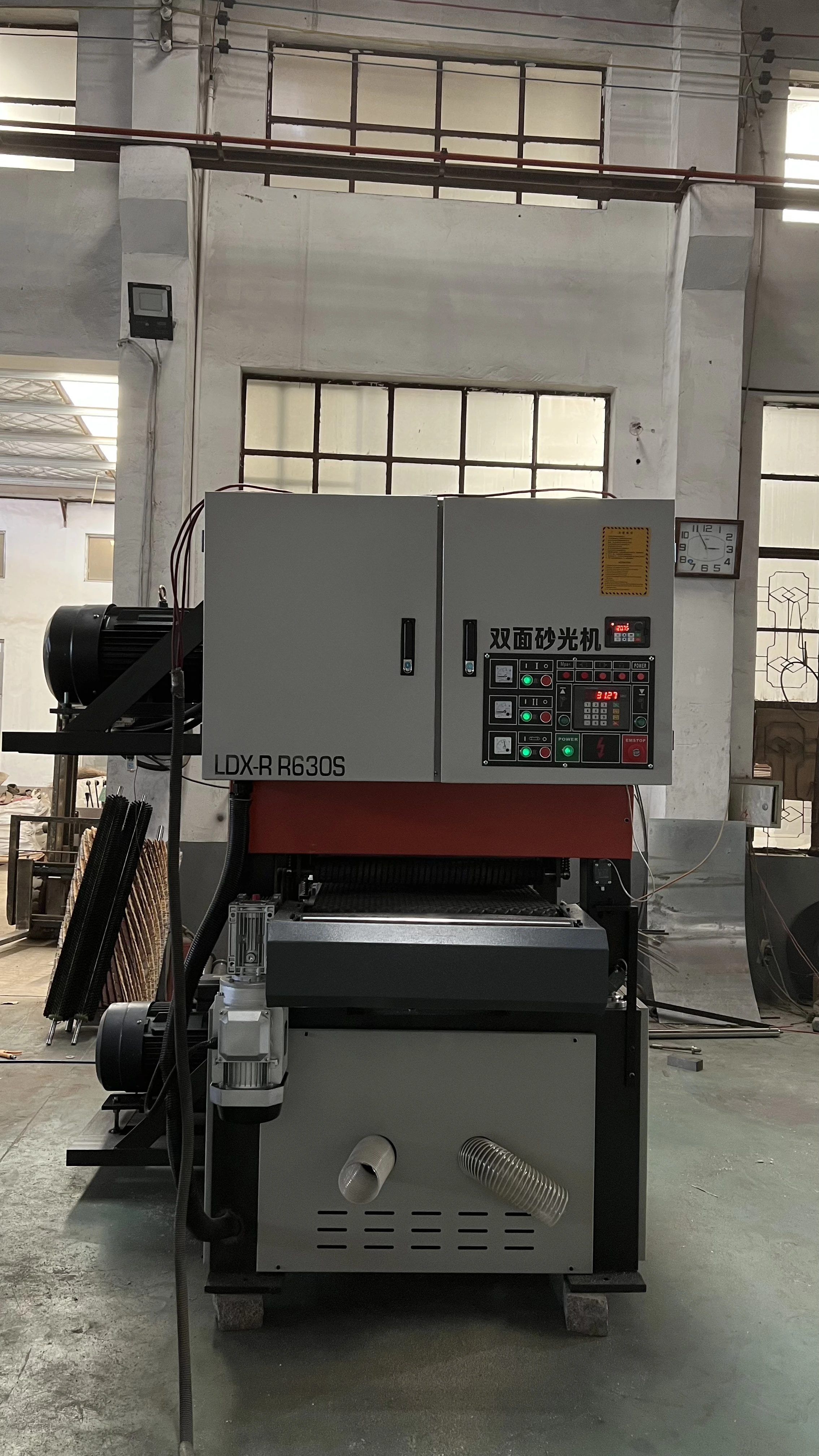 New product hot selling wood plywood double-side automatic sanding machine