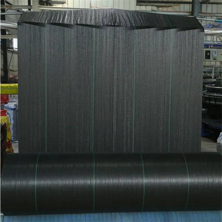 
Hot Sale Cheap High Quality PP Roll Black Landscaping Mulch Layer Tubular Weed Control Woven Fabric Geotextiles Mat 