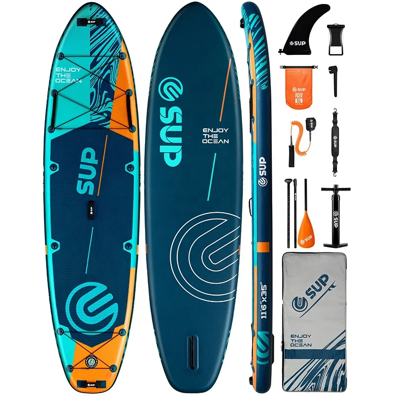 ESUP 11 ft 6 all round standup paddle board inflatable paddle sup board inflatable sap boards family ISUP
