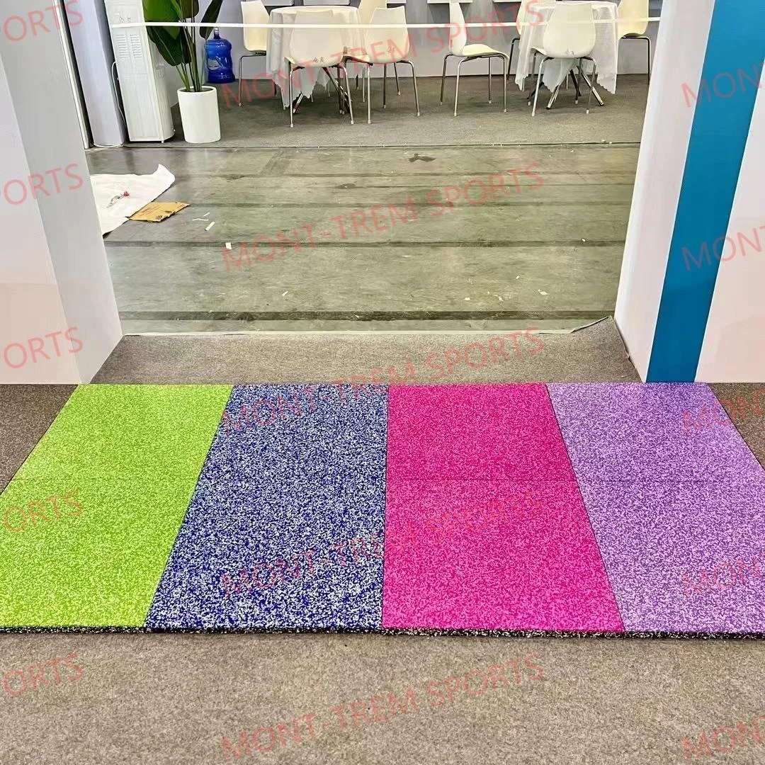 50*50 см горячий процесс прессования EPDM гранулированный резиновый коврик для открытой игровой площадки для детского сада