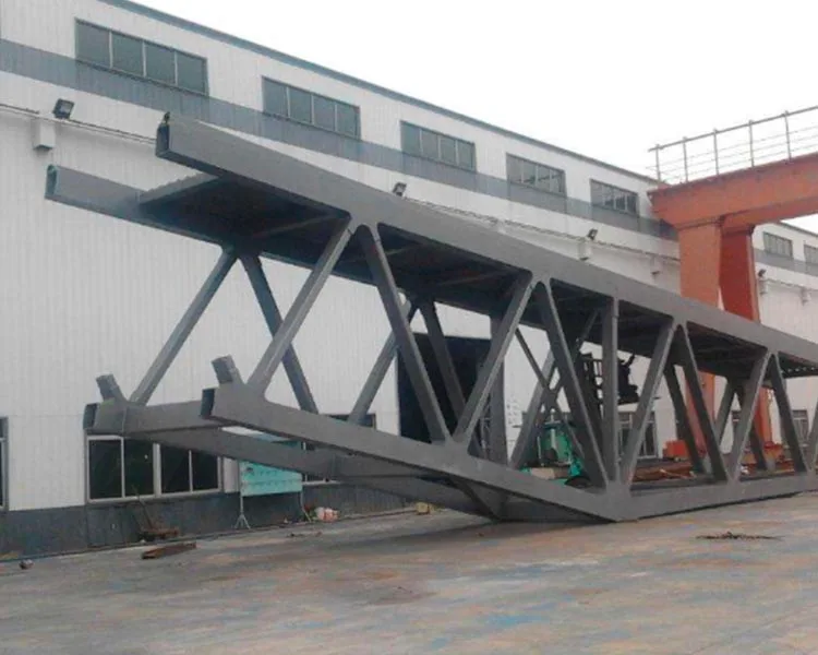 China Prefabricated Steel Structures Workshop / Workshop Matched With Stairs Spiral Staircase With CE