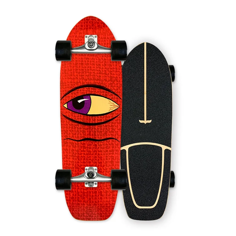 WholeSale Best Selling Surf Skate S7 7 Ply skateboards Maple Wooden Land Carver Surfskate skateboards