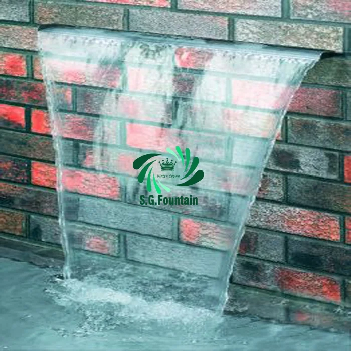  Садовый декор Уличный настенный фонтан водопад пруд бассейн живописный