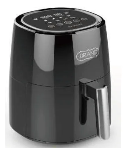 HOTSY New Design Smart Automatic Air Fryer 4.5L For Home Cooking Digital deep fryer