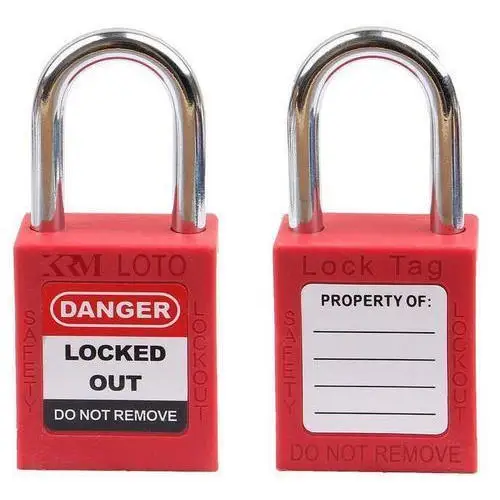 Safety  Steel Long Shackle Lockout Tagout Padlock