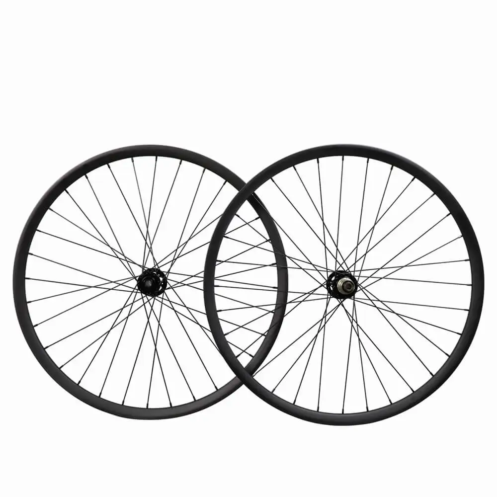 2022 Chinese hot sale carbon MTB wheels 29er wheelset with 28H round spokes axle 100*15/142*12