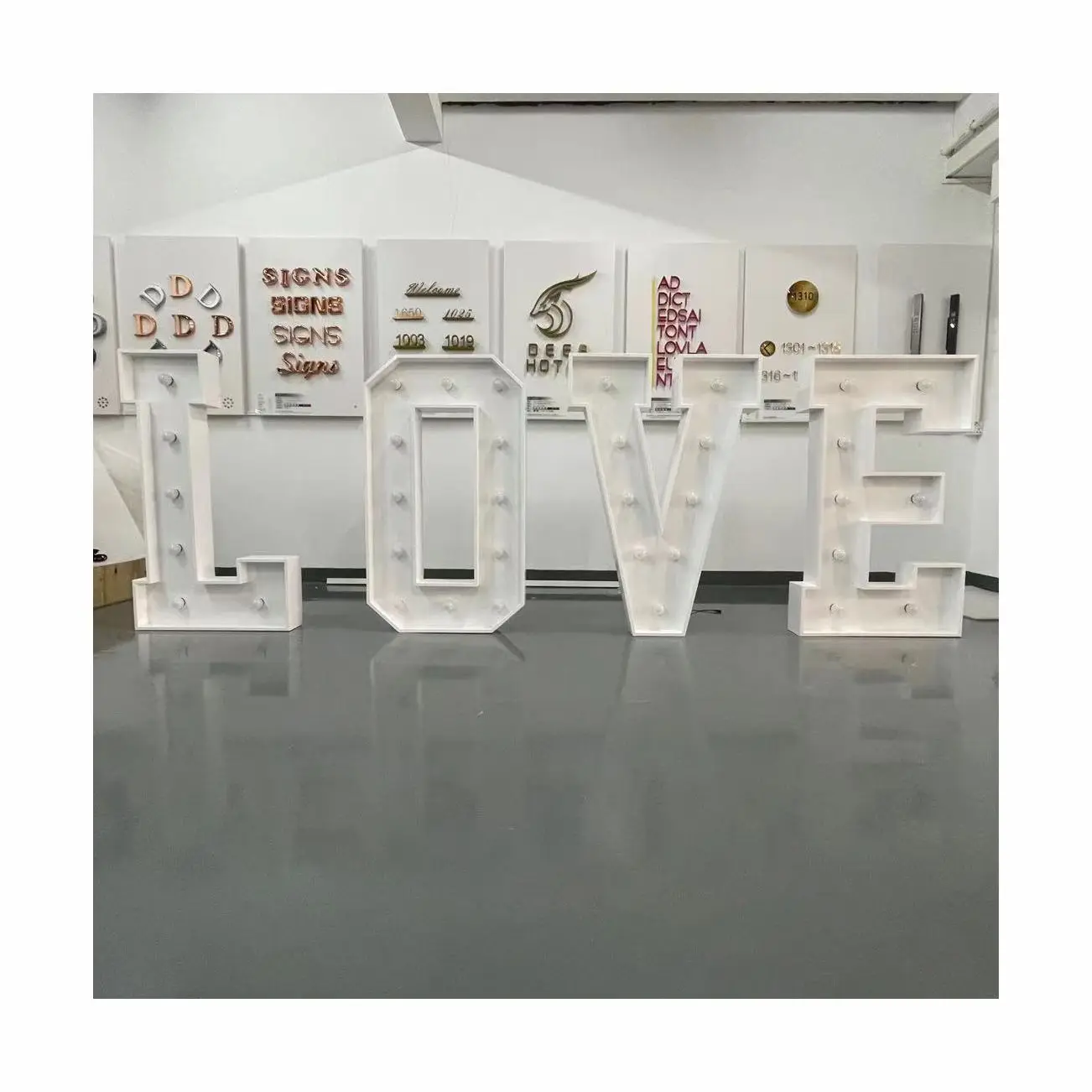 Wholesale giant love letter Celebration Marquee Numbers 4ft Marquee Letters