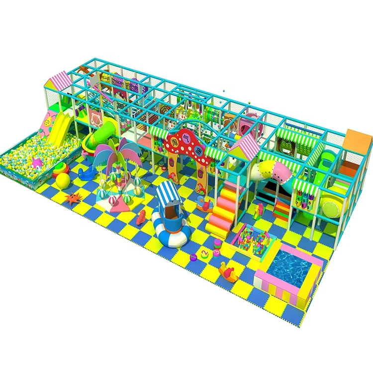 Supermarket play center playground kids indoor, children indoor playground equipment