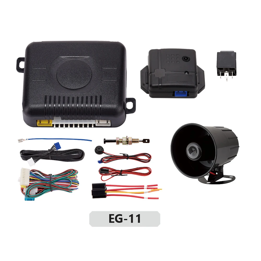 Hot Sell In South America Trf Universal Vehicle Safety Remote Control One Way Car Security Alarm System