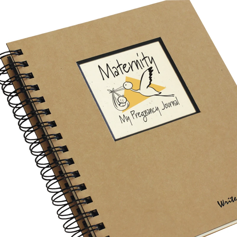 Customized baby birth journal memory book dot grid notebook notepad planner custom printing Pregnancy preparation diary