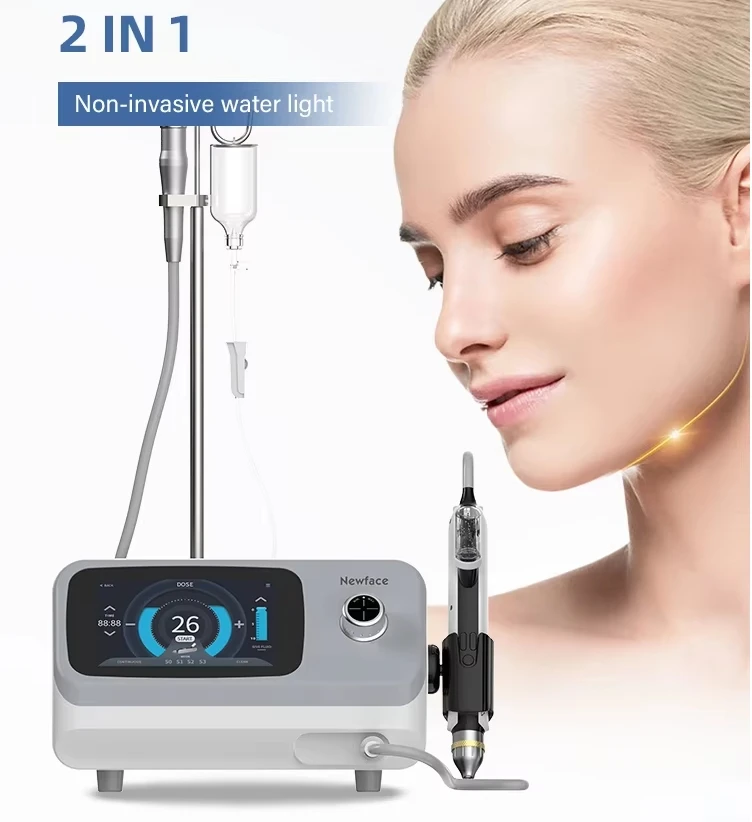2 in 1 NV-WS2C 2024 new beauty machine high water inject face water whitening clean skin care beauty machine