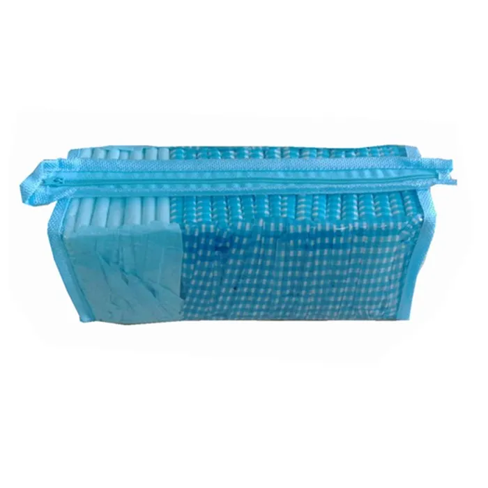  Best Selling Double Wings Sanitary Towels with Zipper