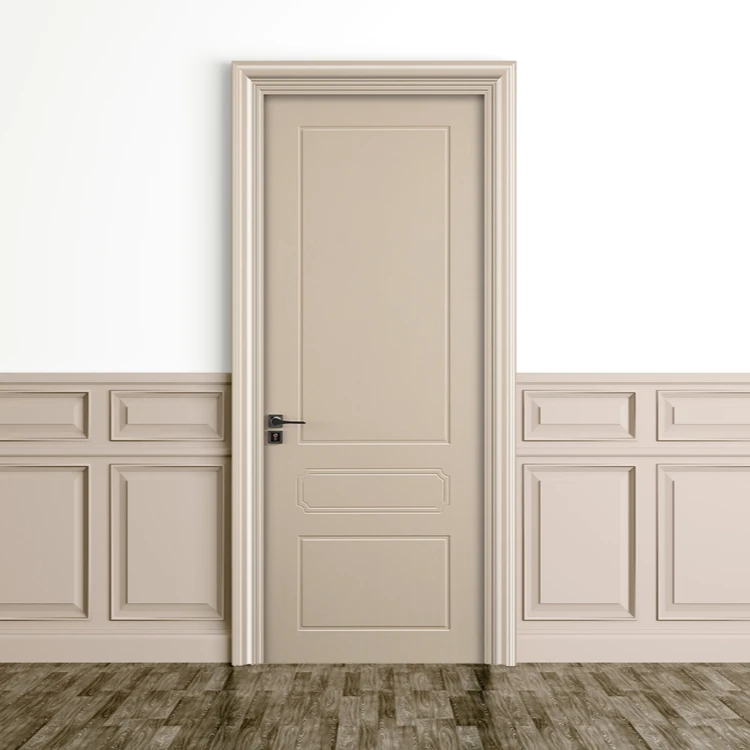 Wide Most Popular Plastic PVC Home Modern Interior Slab Soundproof Doors