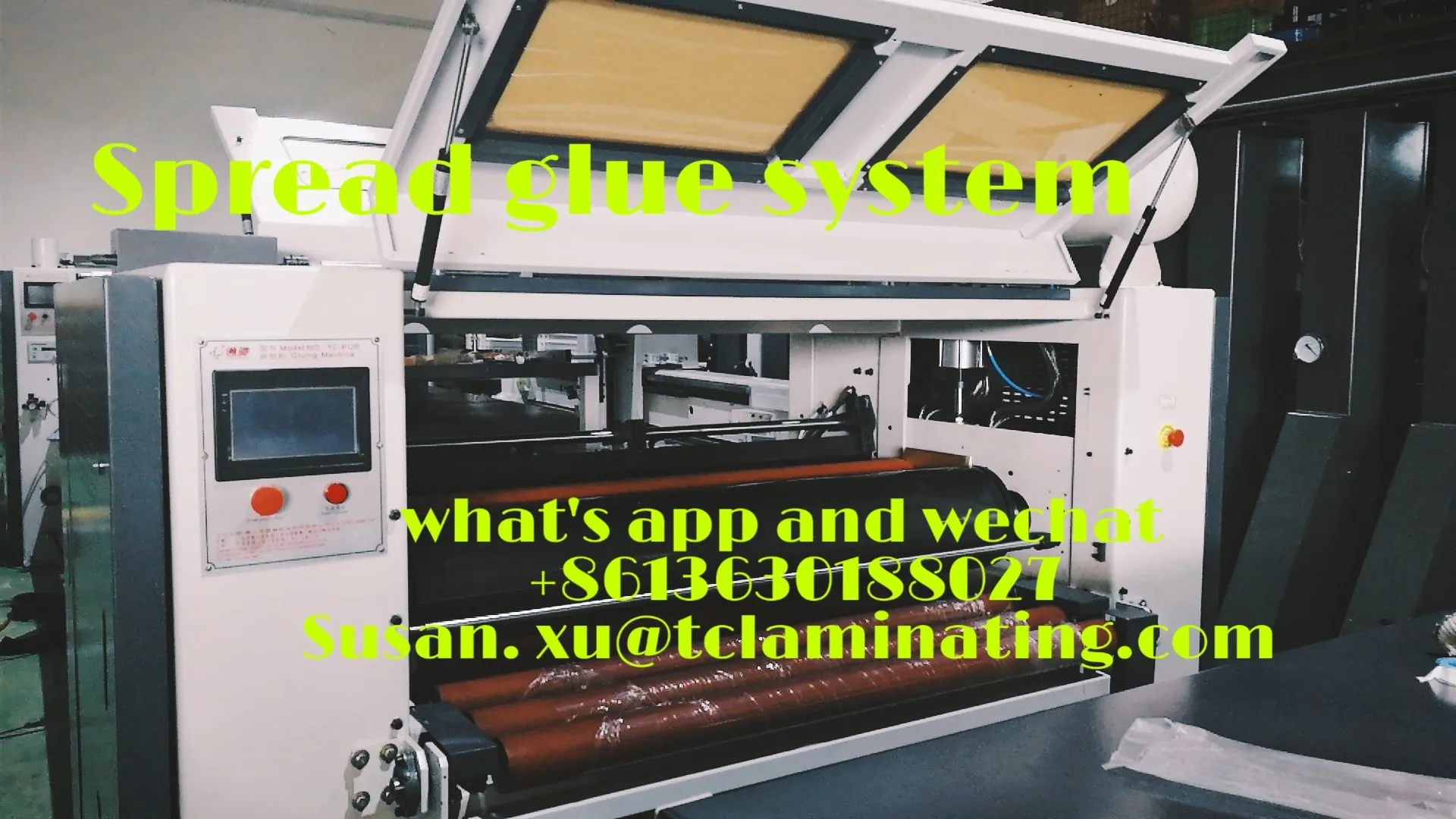 Factory price  HPL CPL foil  Flat PUR Hot roll press  laminating machine Line for bed furniture