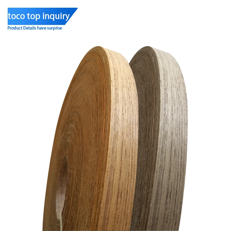 Toco High Gloss Furniture Accessory 5mm Thick Abs Wpc Door Masking Tape Dual Tone Upvc Round Table U Shape Stair Edge Banding