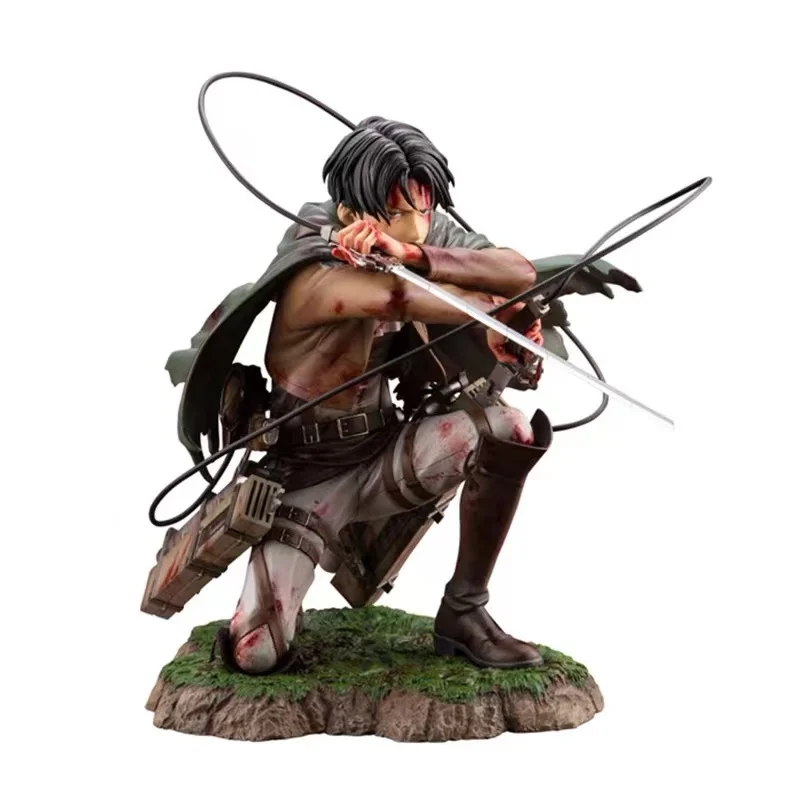 Attack on Titan figure figma 213   Levi Rivaille Rival Ackerman Anime movable action figure pvc toy