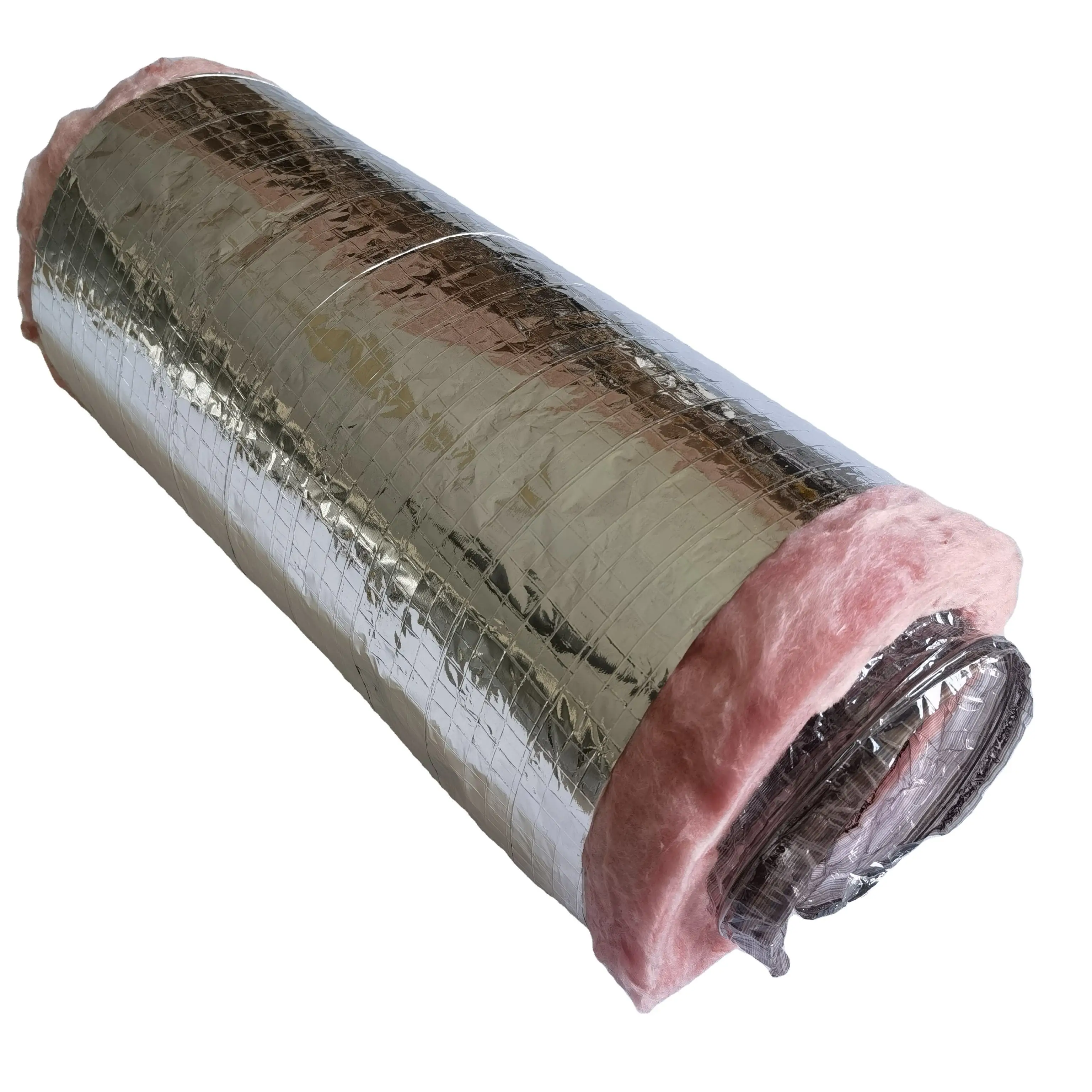 HVAC insulated flex ducting with strong Vapor barrier OWENS corning fiberglass and polyester material core Hvac Systems Duct