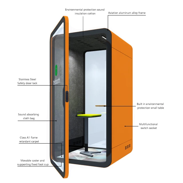 Customizable Size Office meeting Telephone Office  Booth