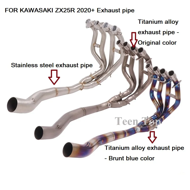 FOR KAWASAKI ZX25R Exhaust system 2020 2021 2022 Slip on ZX25R motorcycle exhaust escape