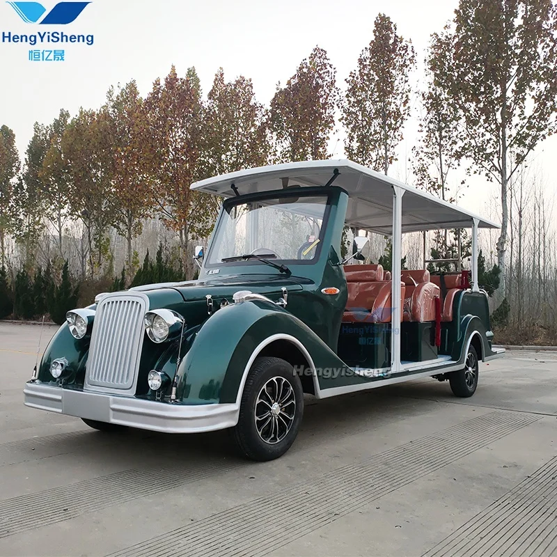 Factory Leisure Travel electric Sightseeing Classic Convertible Retro vintage car for wedding for sale