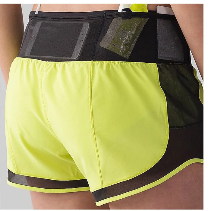 Mesh pocket jogging apparel workout fitness wear elastic waistband design Custom women marathon trail Running Shorts