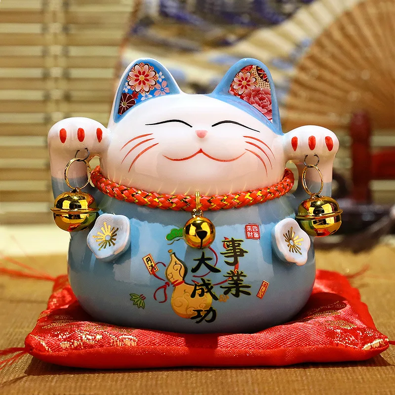 Chinese Feng Shui Lucky Cats Figure Lucky Cat For Table Lucky Cat Handicraft