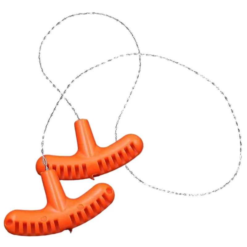 Outdoor High Quality Camping Emergency Survival Gear Tools Stainless Steel Wire Saw 68cm