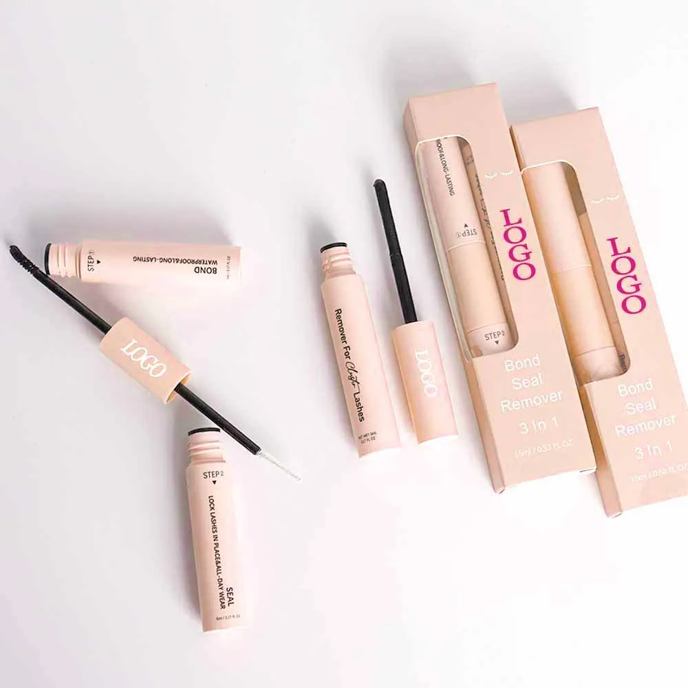 Water Proof Lash Bond And Seal Eyelash Glue Private Label Custom Eyelash Kit Cluster Lashes Diy Lash Sealant And Bond