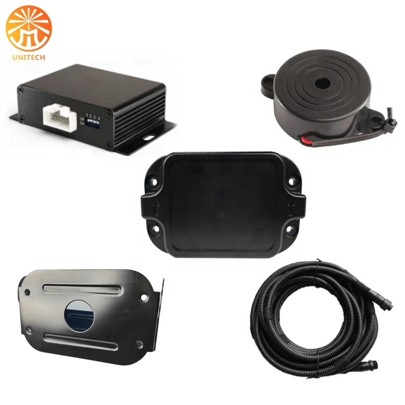 Commercial Vehicle Video Overlay Backup Radar HGVs Blind Spot Detection System Truck Safety Solutions