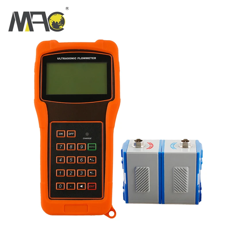 Macsensor portable single liquid flowmeter rinsing ultrasonic portable river