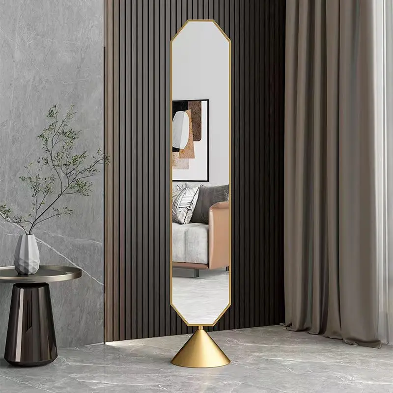 Вращающееся декоративное зеркало, стеклянный лист, роскошный дизайн, современное индивидуальное вертикальное Полноразмерное настенное зеркало для душа и ванной