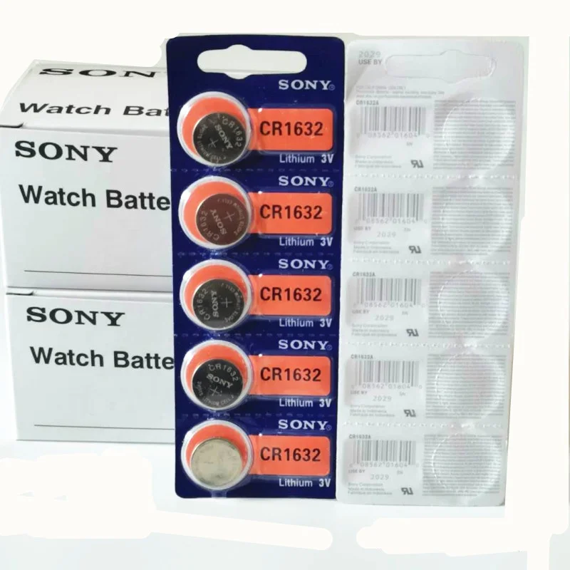 
Hot sale cr1632 cr1620 cr1616 cr1220 cr2450 cr2430 Button Battery 3V Lithium battery for sony 