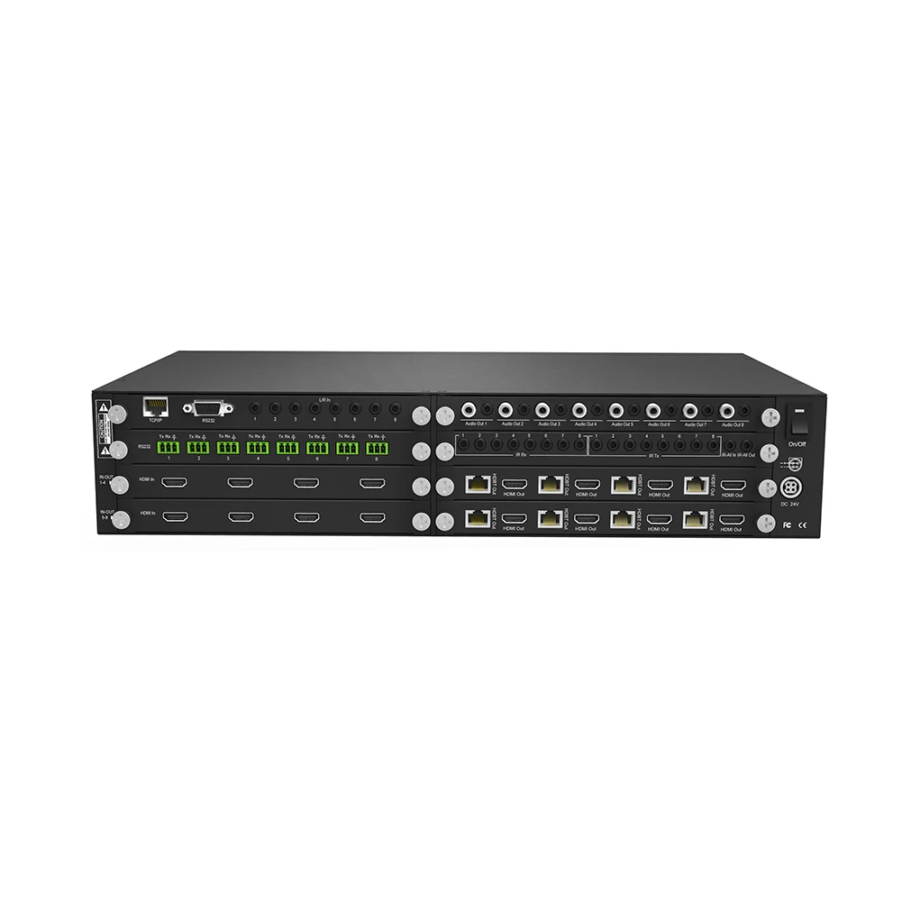 HDMI2.0 8x8 HDBaset Matrix,hdmi video matrix splitter 70m/100m/150m under hdmi matrix remote control