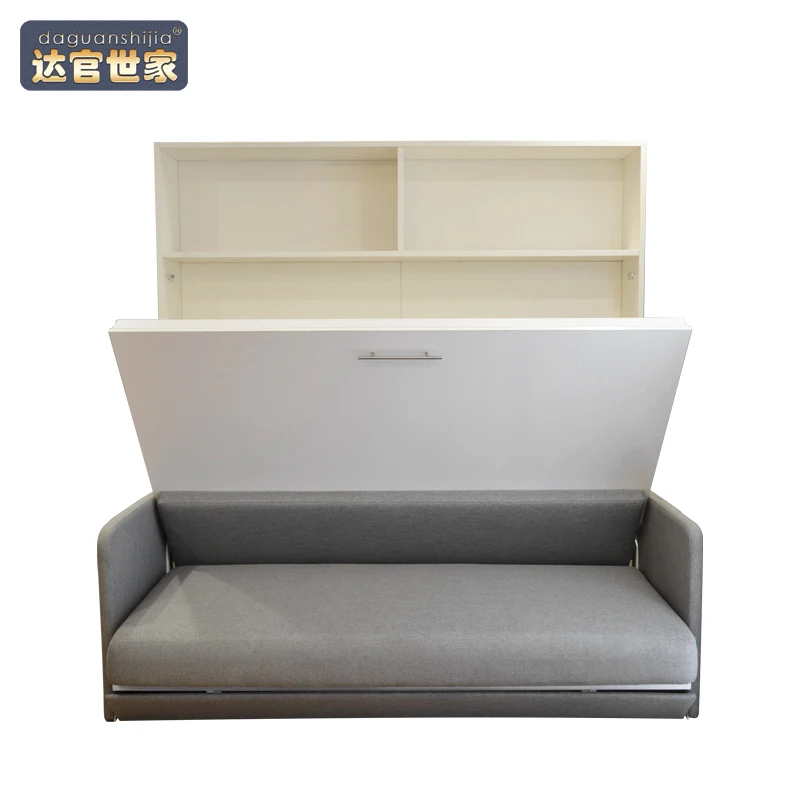 Factory Direct Sale Living Room Wall Bed Modern Design Multifunction Wall Mounted Murphy Bed With Sofa
