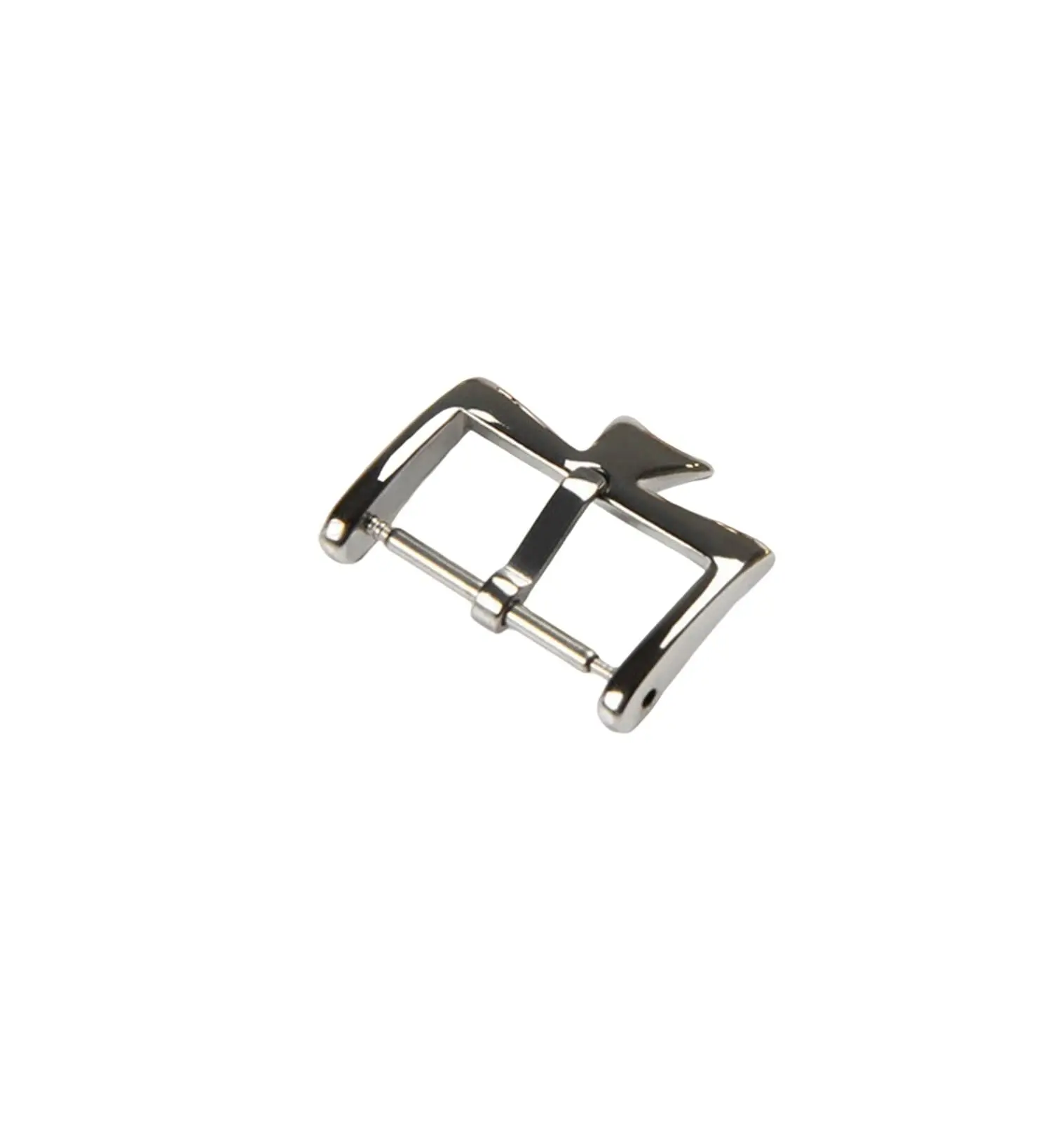 VC Fine 316 Stainless Steel Buckle Watch Polished Buckle Ring Buckle Strap 14mm 16mm18mm 20mm Watch Metal Pin  Clasp