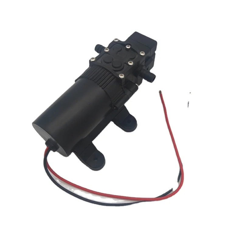 
Miniature barrier diaphragm water pump voltage 24V opening flow 4.3L/min pressure 80PSI small head pump head interface 