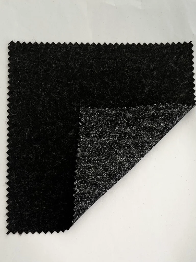 Вязаный серый Мужская футболка из полиэстера, шерсть, хлопок, смесь кашемира флис ткань для зимней одежды A1810-11