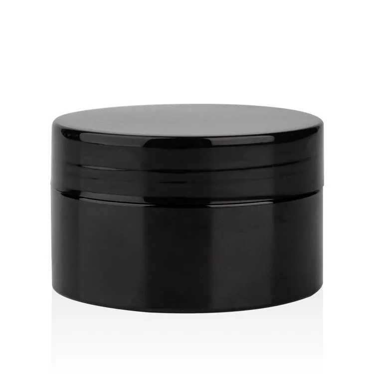 Пластиковая банка с крышкой 1 унция 2 унции 50 мл 30 100 баночки для еды Удобная баночка домашних животных Черная упаковка ухода за кожей косметическая на заказ