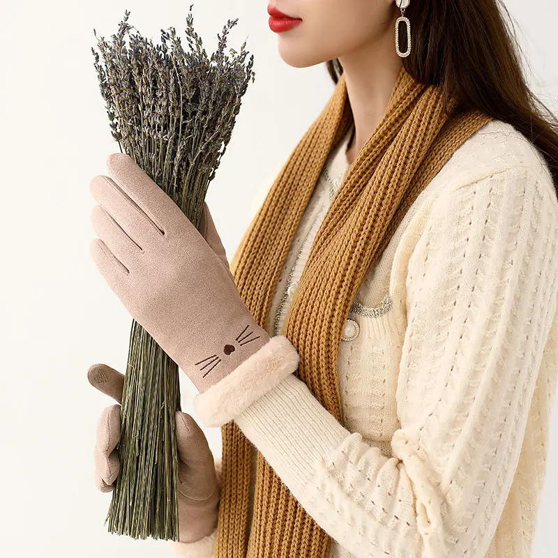 Gloves Female Keep Warm Glove Outdoor Riding wholesale gloves touch screen