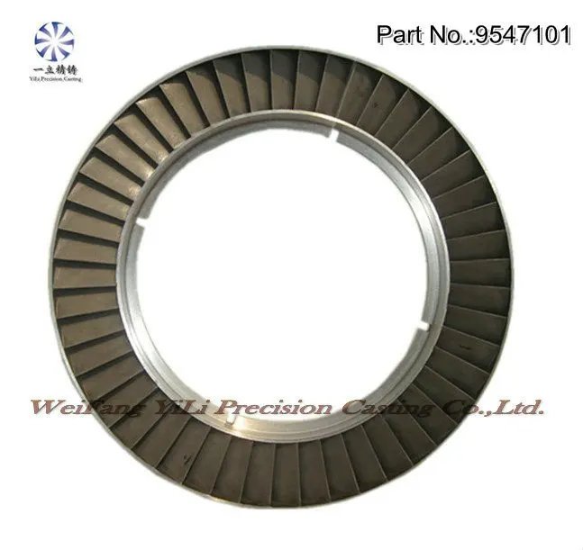 Nozzle ring used for locomotive and marine turbocharger spare parts