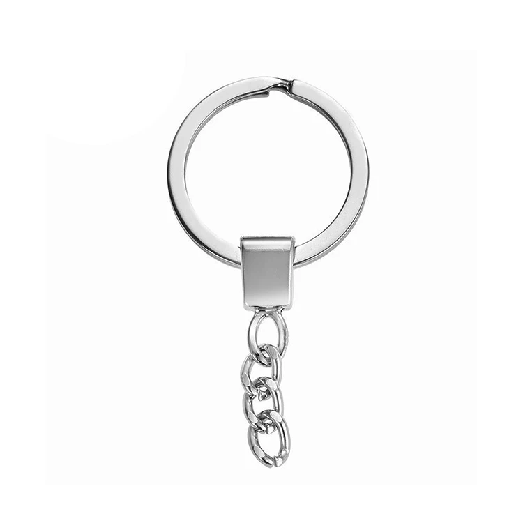 Customized OEM ODM  Carbon Steel or Stainless steel 10mm 25mm 30mm Split key ring