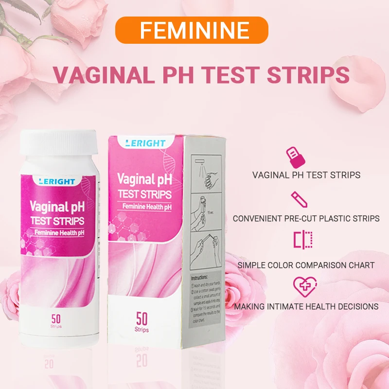 100pcs Ph-Balance Monitor Feminine Ph Test Vaginal Health Female Ph Test Strips For Women