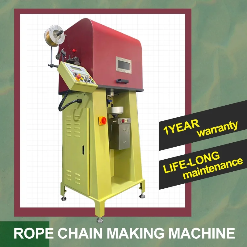 Automatic high-speed rope chain production machine