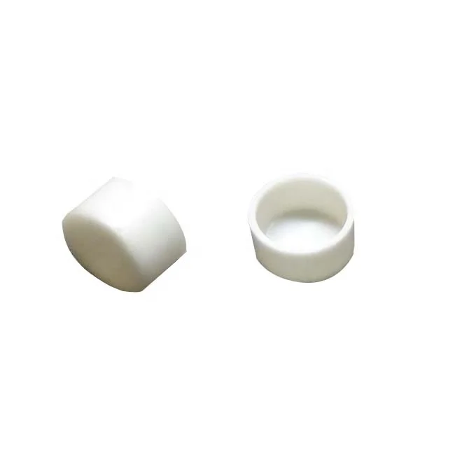 High purity alumina ceramic TGA / DSC / DTA crucibles sample pan 10*10mm