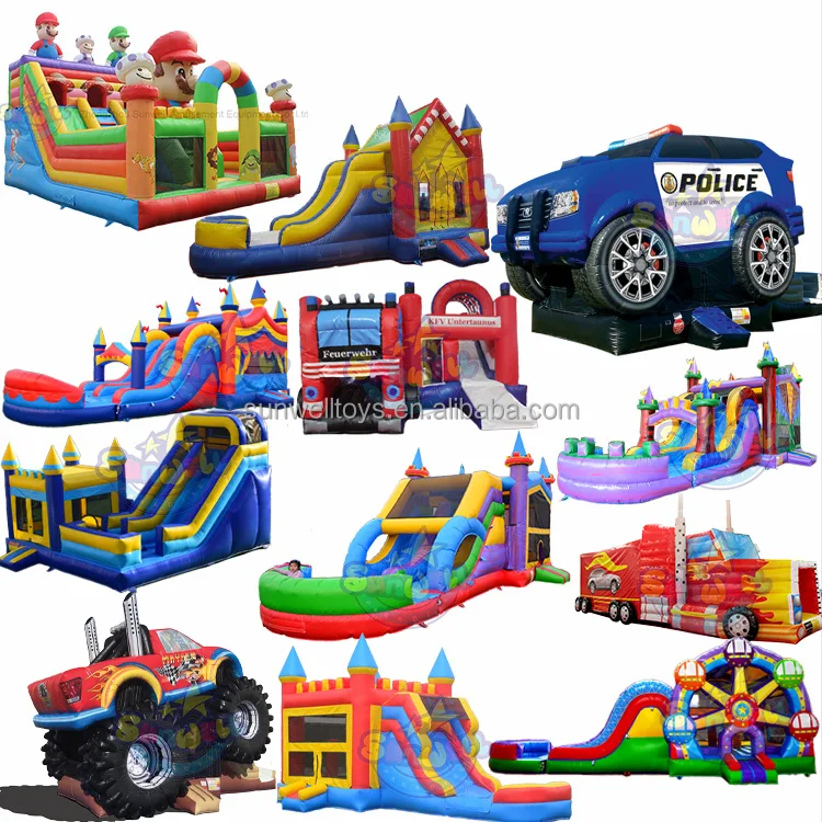  Hot Selling PVC  bounce house 3D  Butterfly inflatable bouncer include swimming pool for Outdoor Kids Used