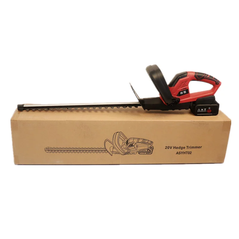 electric grass and hedge trimmer shear cordless 2 batteries rechargeable pruning electric hedge trimmer